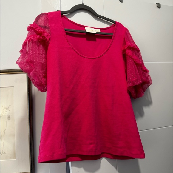 MAEVE RUFFLED TOP - Picture 2 of 4